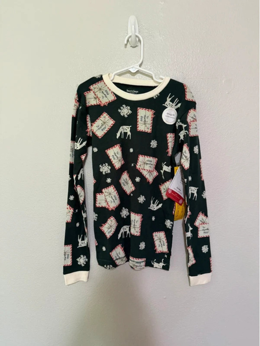 Burt’s bees baby 10 youth pj top NWT Have matching adult XS pants